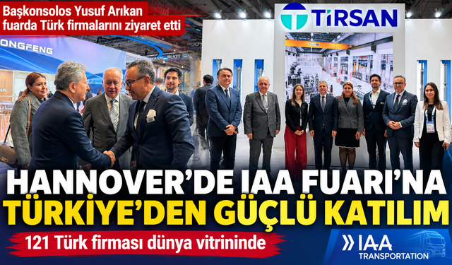 Hannover’de IAA Transportation Fuarı’na Türkiye’den 121 Firma Katıldı