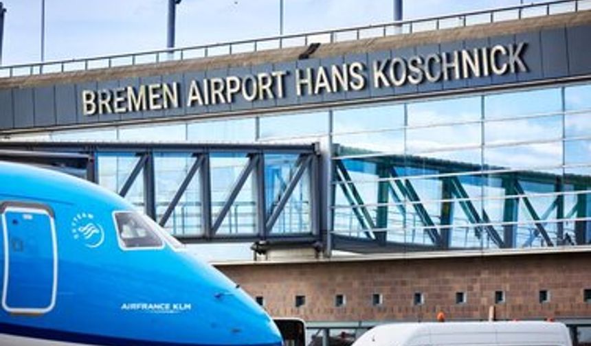 Drone nedeniyle Bremen Havaalanı alarma geçti