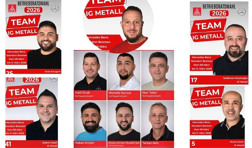 Bremen Mercedes’te İşçi Temsilciliği Seçim Heyecanı