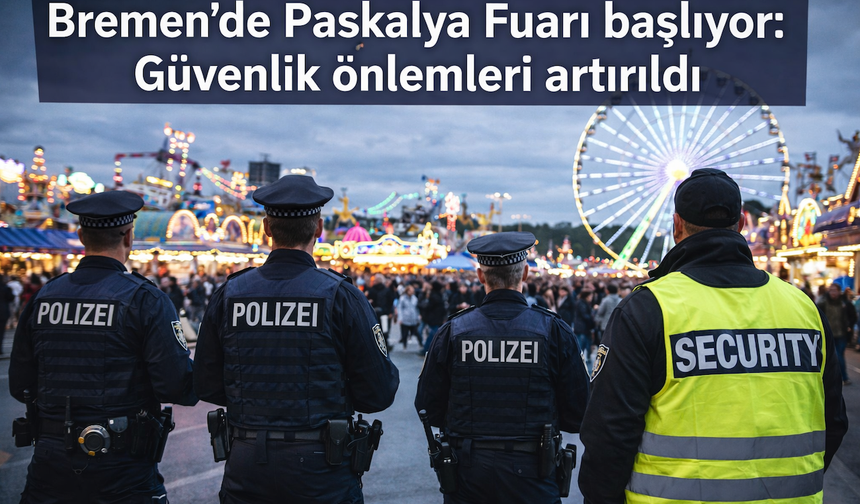 Bremen’de Paskalya Fuarı başlıyor: Güvenlik önlemleri artırıldı