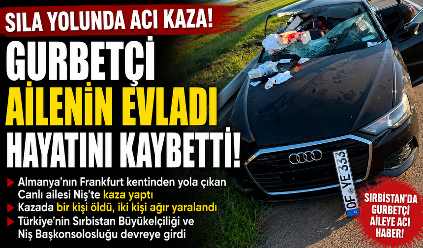 SILA YOLUNDA FECİ KAZA
