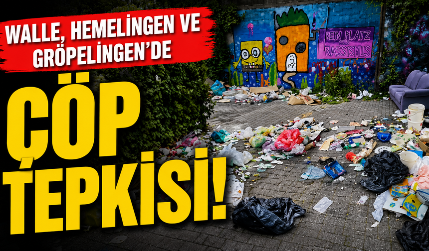 Bremen’de Çöp Tepkisi