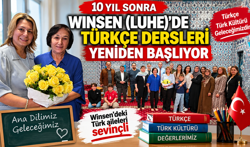 50 İmza Sonuç Verdi: Winsen’de Türkçe Dersleri Geri Dönüyor