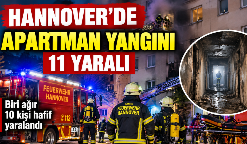 Hannover’de Apartman Yangını: 11 Yaralı