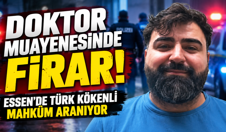 Almanya’da film gibi firar!