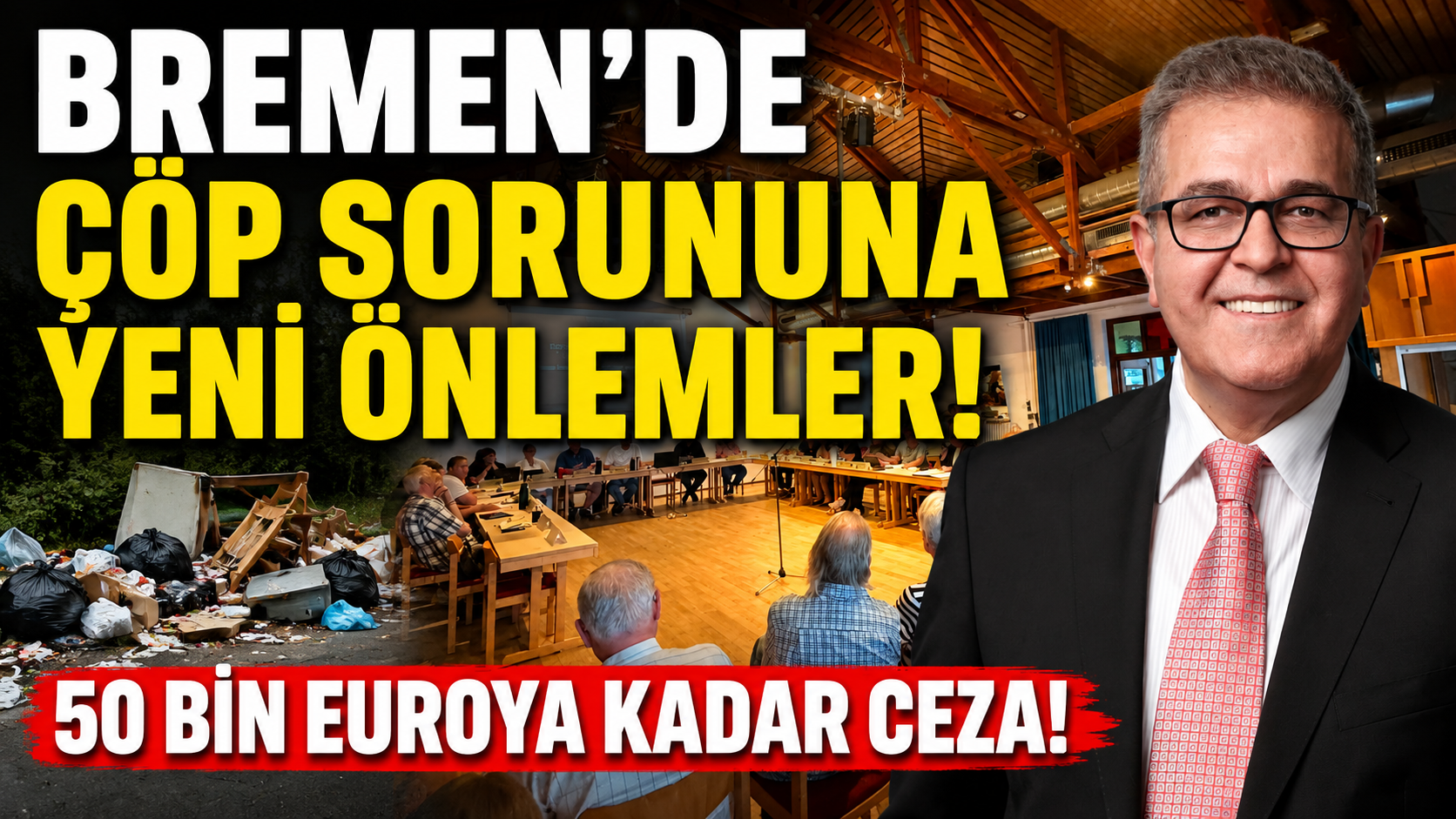 Bremen’de Kaçak Çöpe Karşı Yeni Dönem: 50 Bin Euro’ya Kadar Ceza