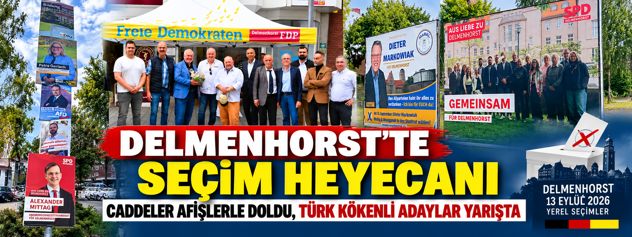 Delmenhorst’te Tarihi Seçim Hareketliliği: Türk Kökenli Adaylar Dikkat Çekiyor