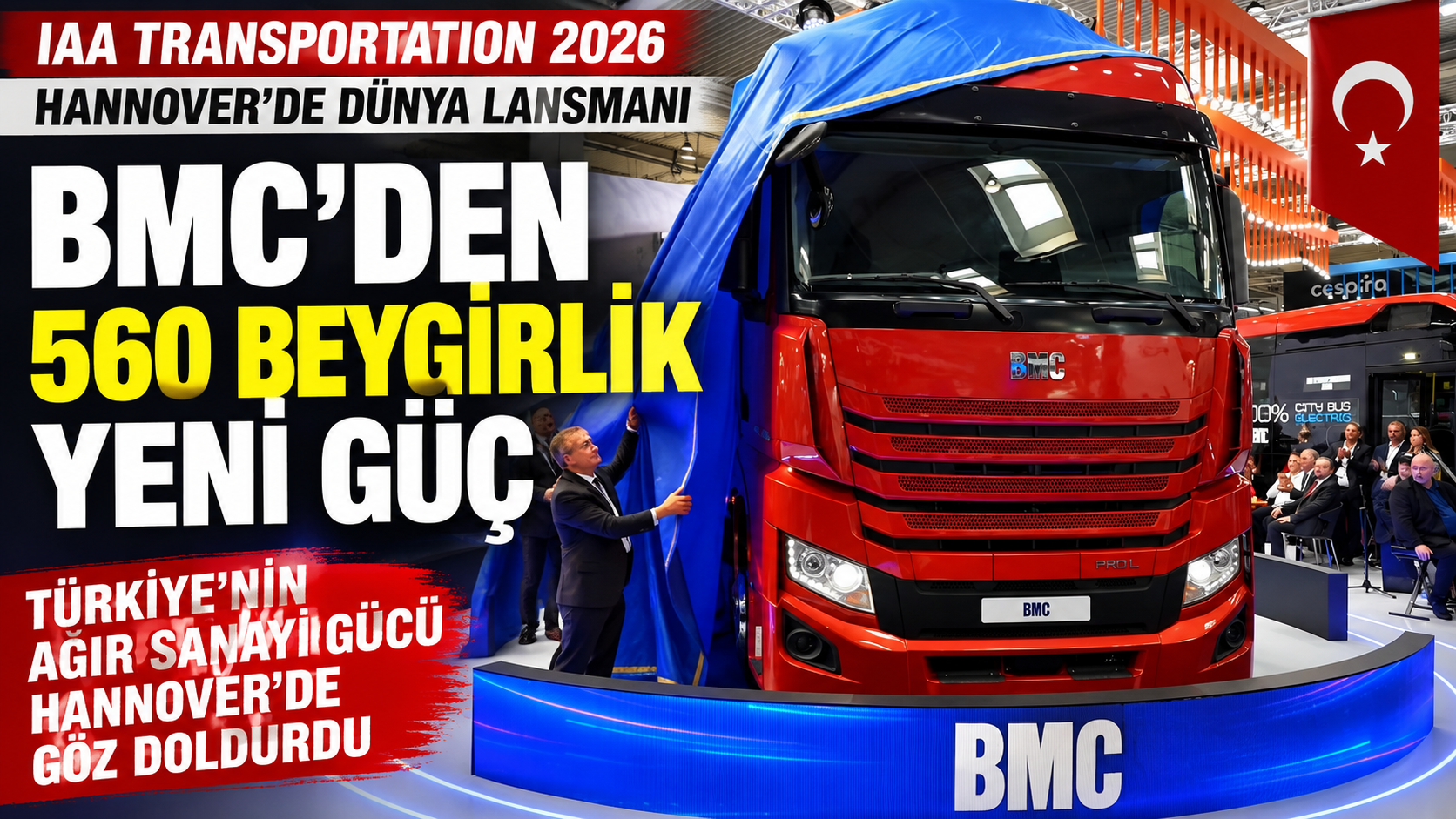 BMC’nin 560 Beygirlik Yeni Gücü Hannover’de Tanıtıldı