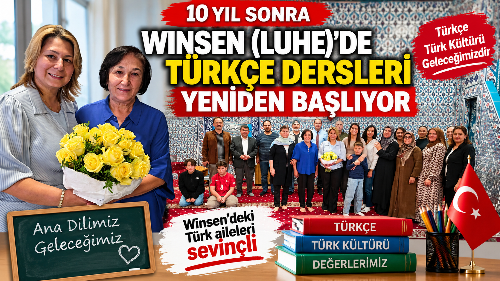 50 İmza Sonuç Verdi: Winsen’de Türkçe Dersleri Geri Dönüyor