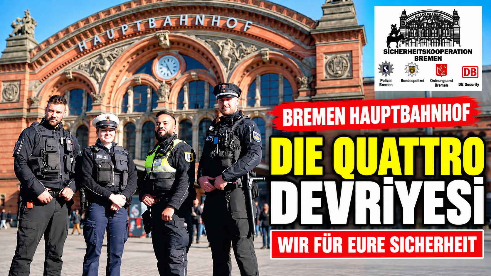 Bremen Garı’nda Quattro Devriyesi Genişliyor