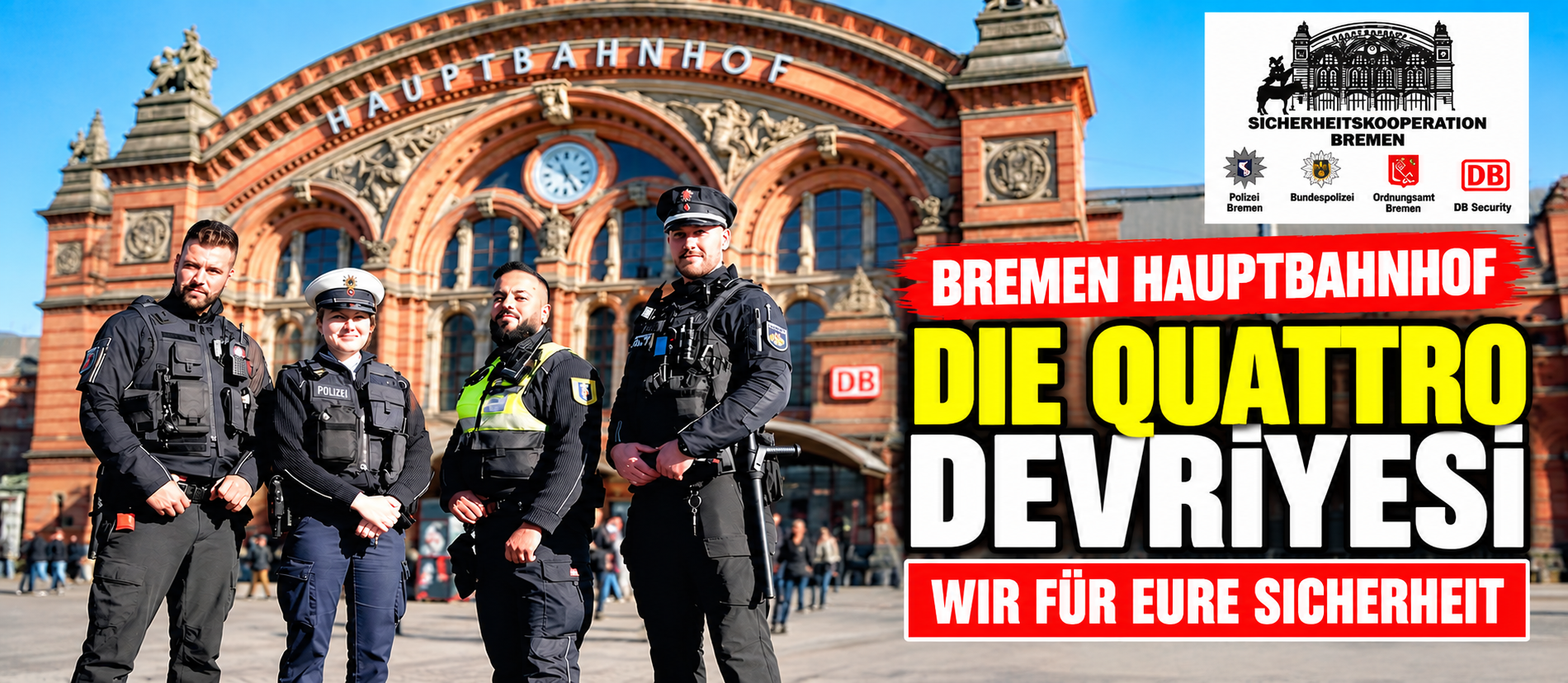 Bremen Garı’nda Quattro Devriyesi Genişliyor
