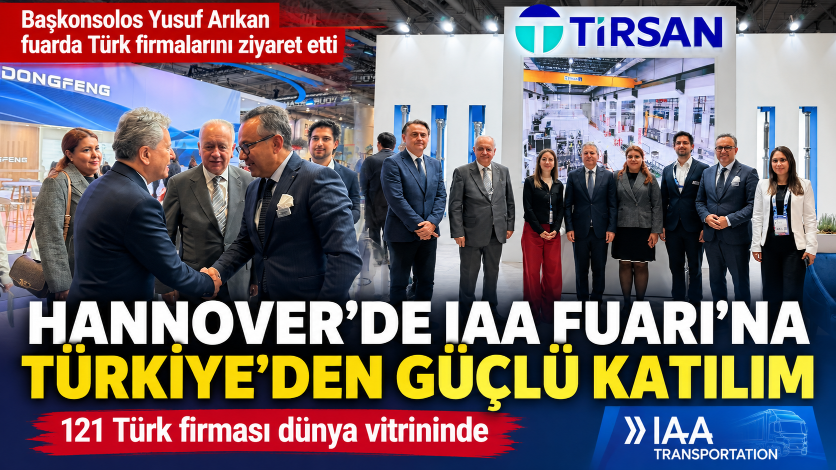 Hannover’de IAA Transportation Fuarı’na Türkiye’den 121 Firma Katıldı
