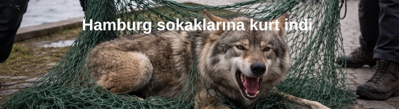 Hamburg şehir merkezine kurt indi